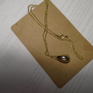 14K Gold Tear Drop Necklace from Zales